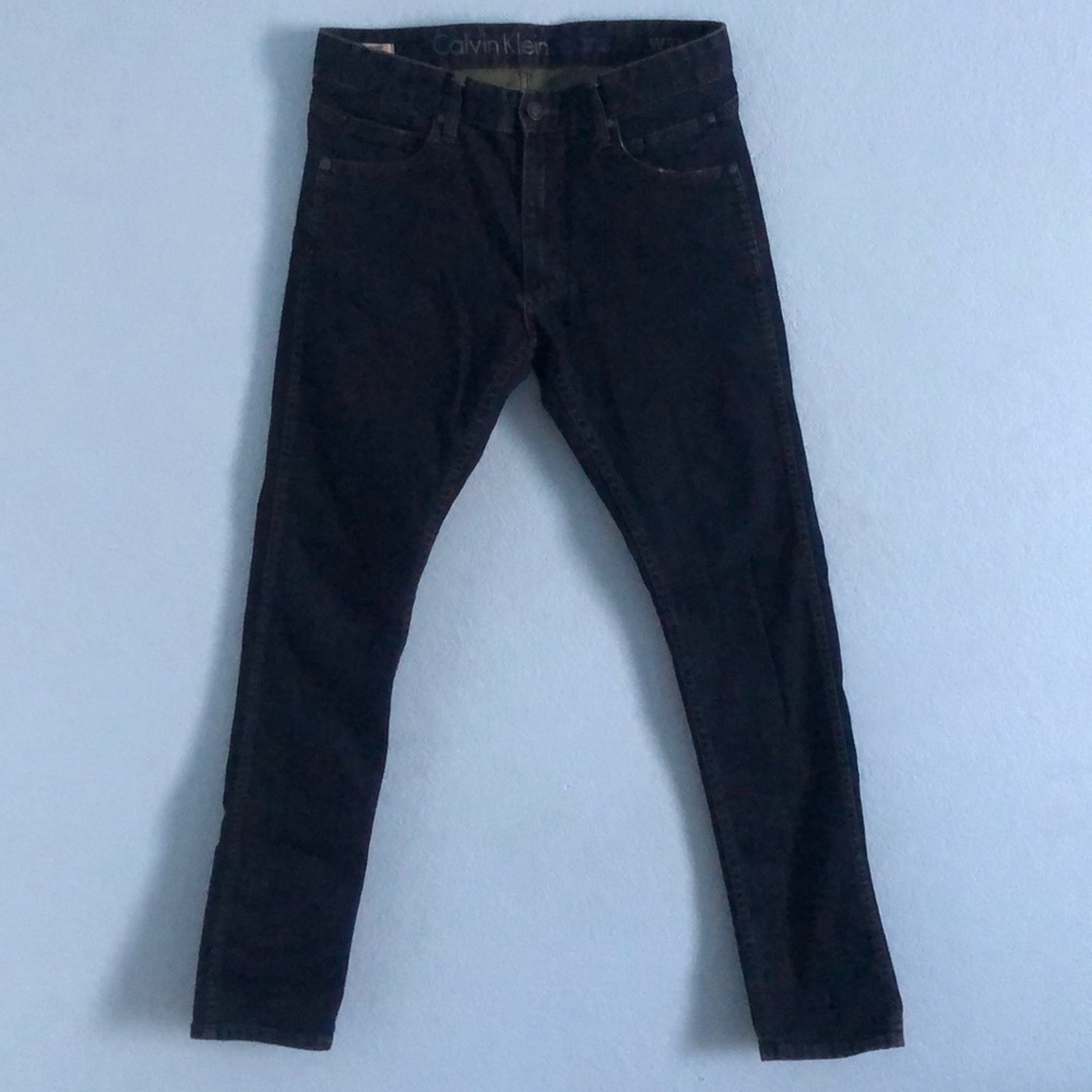 Dark navy blue jeans
